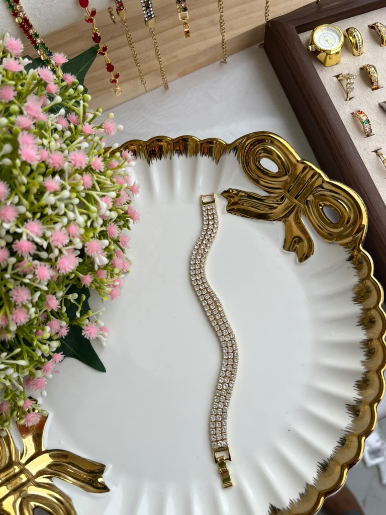 triple layer bracelet