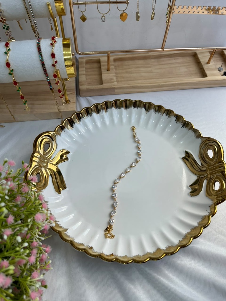 crystal drop bracelet