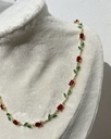 red tulip necklace