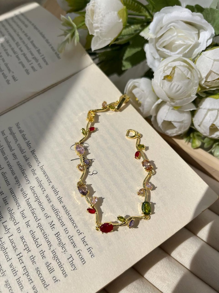 multicolour tulip bracelet