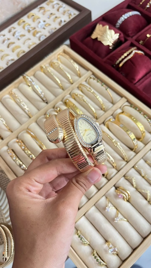 golden snake watch