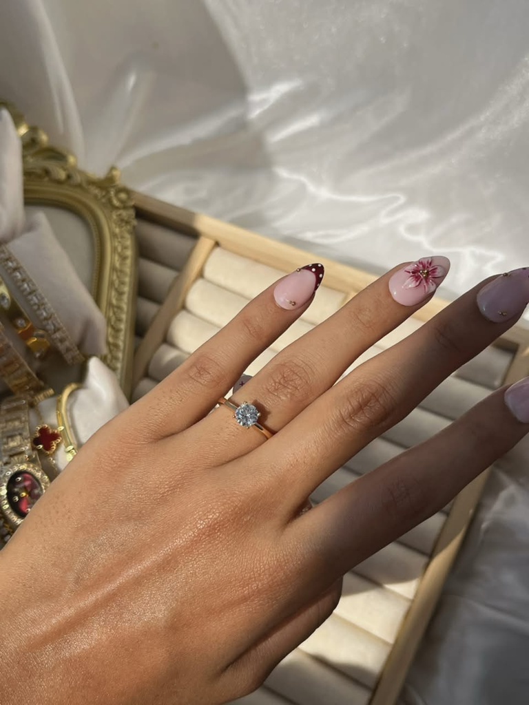 classy stone ring
